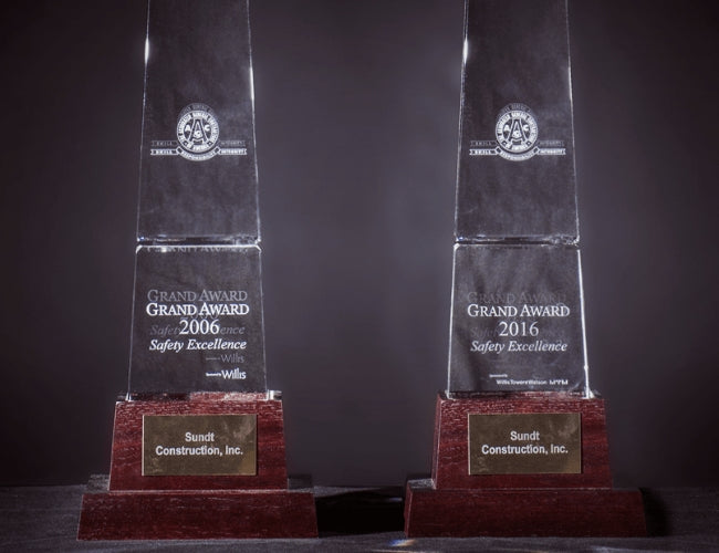 <p>AGC AWARDS </p><p>SAFETY FIRST</p>