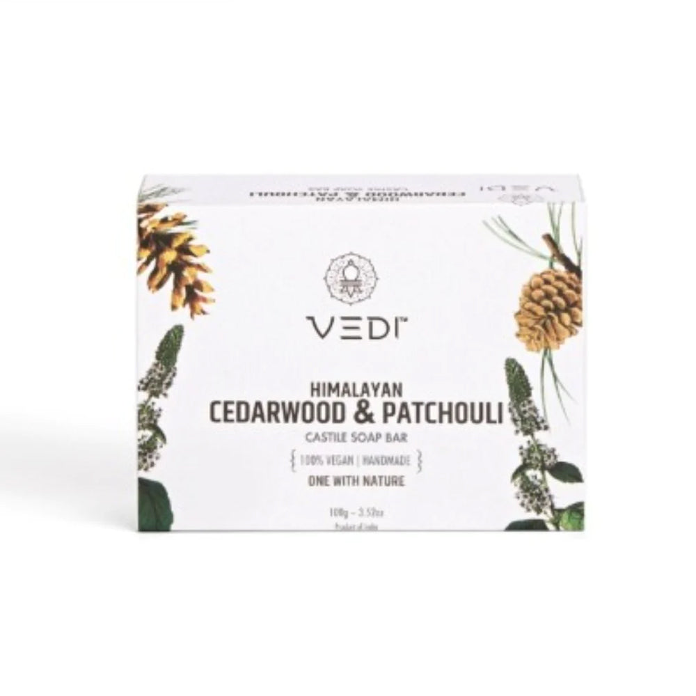 Hempseed Oil Cedarwood & Patchouli Soap - Organic and natural, enriched with hemp seed oil for skin health.