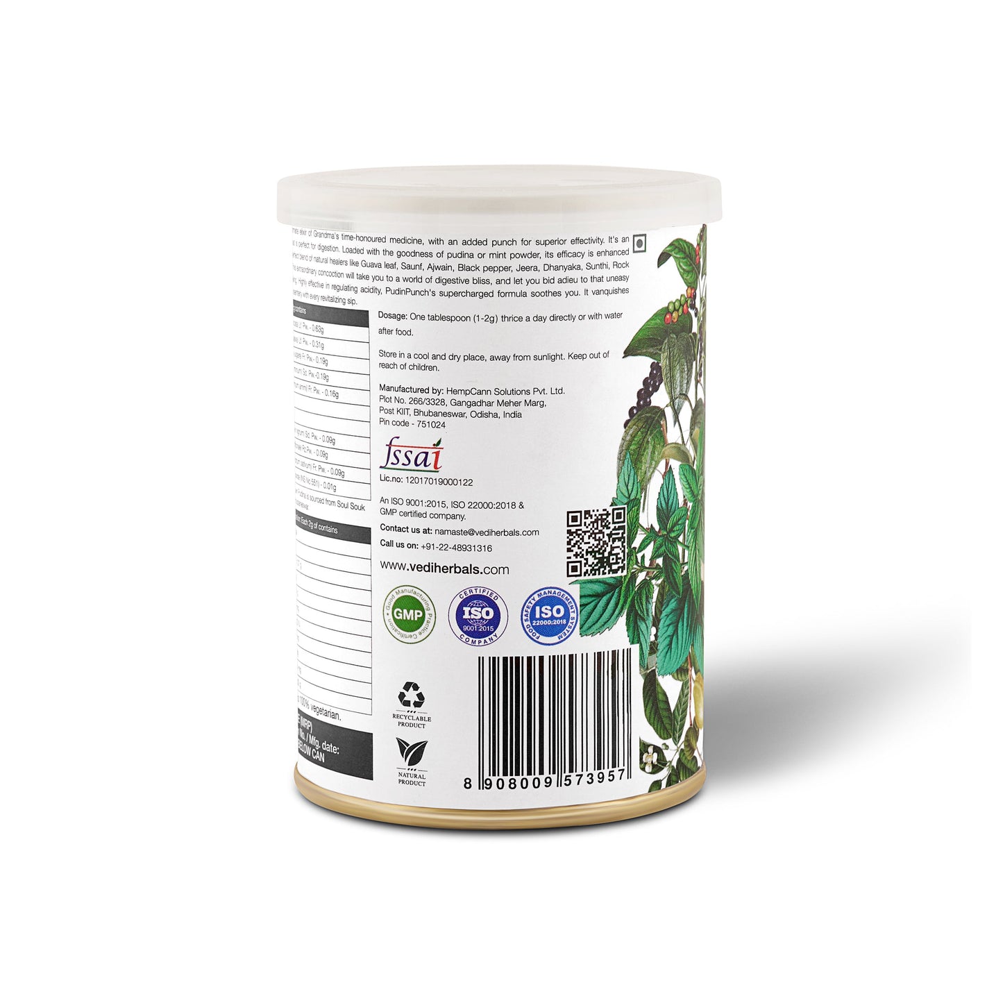 Buy PUDIN PUNCH Natural blend of mint, guava leaf, and spices for digestive health